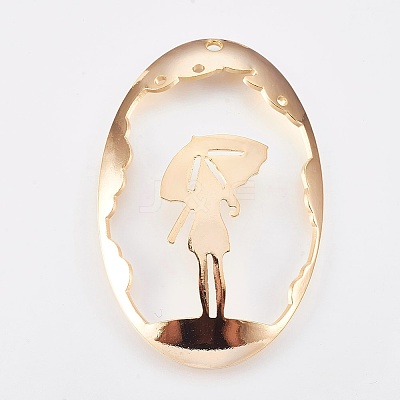Brass Pendants KK-K230-02G-NF-1