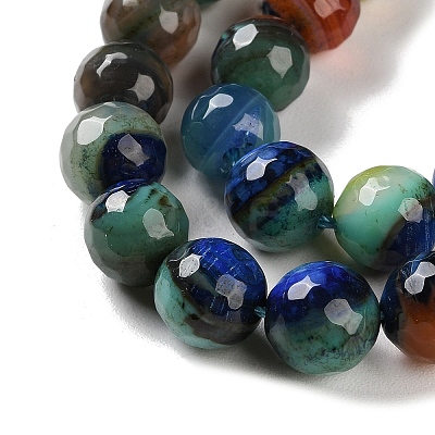 Natural Fire Crackle Agate Beads Strands G-M437-A01-01E-1