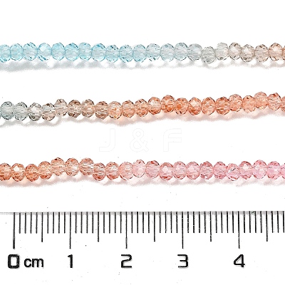 Transparent Painted Glass Beads Strands LS-DGLA-A034-T2mm-A19-1