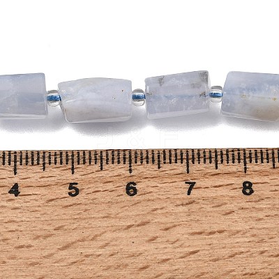 Natural Blue Lace Agate Beads Strands GG-CBA8682-A03-1
