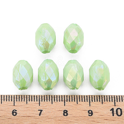 Opaque Acrylic Beads TACR-S153-32I-01-1