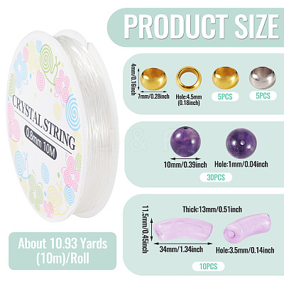 51Pcs DIY Bracelets Making Kit DIY-TA0014-98-1