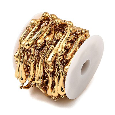 304 Stainless Steel Hot Pepper Link Chains CHS-G042-03G-03-1