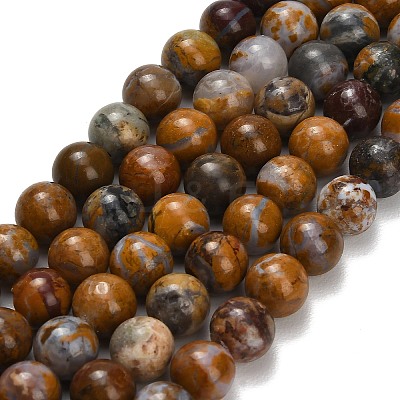 Natural Wealth Stone Beads Strands G-C289-B01-8mm-1