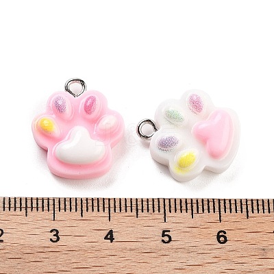 Opaque Resin Pendants RESI-G101-03-1