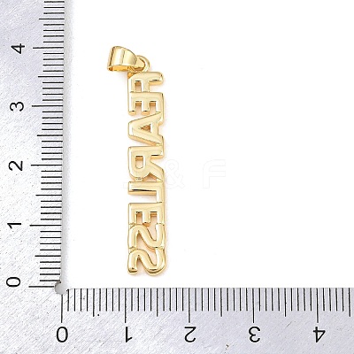 Brass Pendants KK-C162-054A-G-1