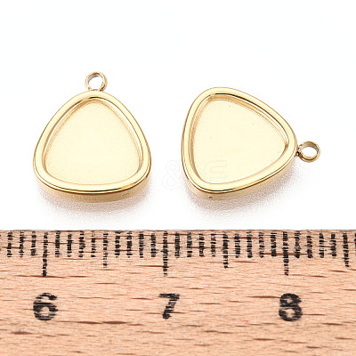 304 Stainless Steel Connector Cabochon Settings STAS-N115-37G-1