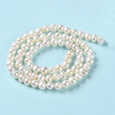 Natural Cultured Freshwater Pearl Beads Strands PEAR-E018-56-1