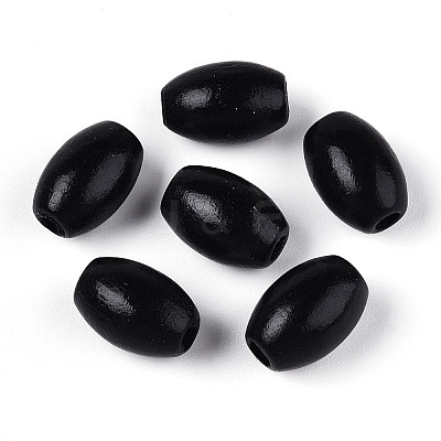 Spray Painted Schima Wood Beads WOOD-T032-29A-01-1