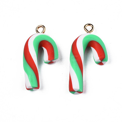 Handmade Polymer Clay Pendants X-CLAY-N010-052-1