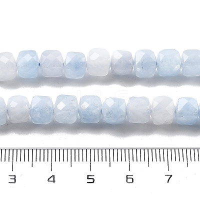 Natural Quartz Imitation Aquamarine Beads Strands G-C179-B04-01-1