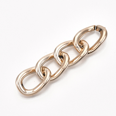 UV Plating ABS Plastic Linking Rings CCB-S162-02RG-1