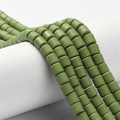Handmade Polymer Clay Bead Strands CLAY-ZX006-01-105-1