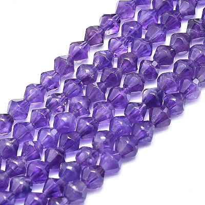 Natural Amethyst Beads Strands G-F715-016-1