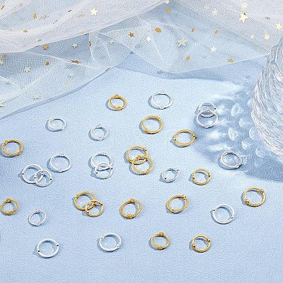 600Pcs 4 Styles Alloy Bead Frames FIND-HS0001-08-1