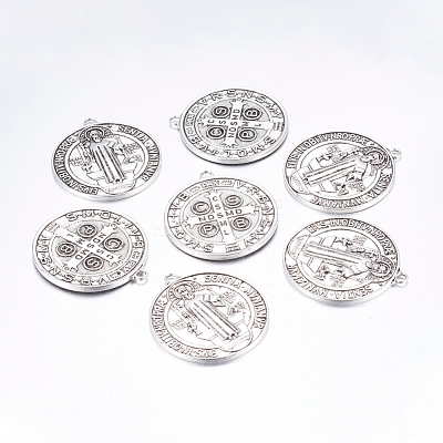 Tibetan Style Alloy Big Pendants X-TIBEP-A17171-AS-FF-1