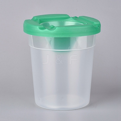 Children's No Spill Plastic Paint Cups TOOL-L006-08-1