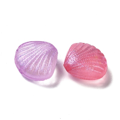 Luminous Transparent Acrylic Beads OACR-G033-06E-1