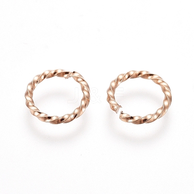 304 Stainless Steel Open Jump Rings STAS-E484-71E-RG-1