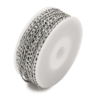 Tarnish Resistant 304 Stainless Steel Figaro Chains CHS-H007-30P-1