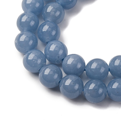 Natural Peru Angelite Beads Strands G-G286-A01-8mm-1