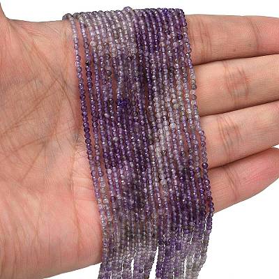 Natural Amethyst Beads Strands G-H321-A01-01-1
