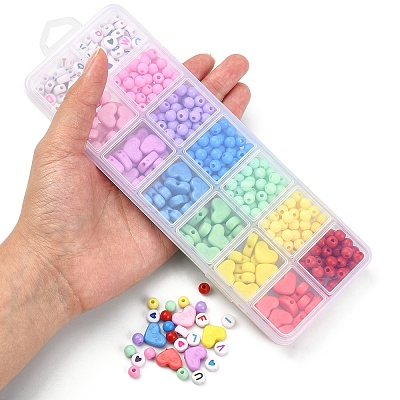 Opaque Acrylic Beads SACR-YW0001-45-1