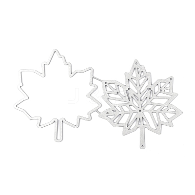 Autumn Theme Maple Leaf Carbon Steel Cutting Dies Stencils DIY-R079-014-1