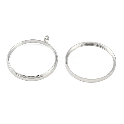304 Stainless Stee Locket Pendants STAS-S132-16P-06-1