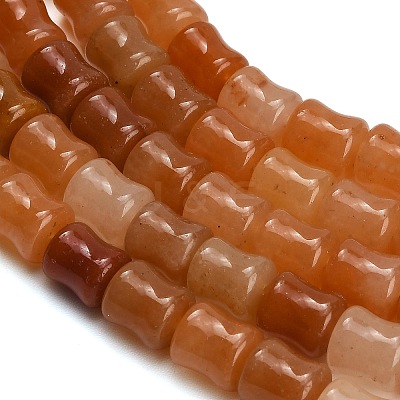 Natural Red Aventurine Beads Strands GG-CBA792A-E01-8x9mm-1