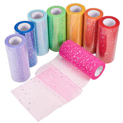 Glitter Sequin Deco Mesh Ribbons OCOR-BC0008-45-1