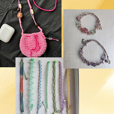 1 Roll Eco-Friendly Korean Waxed Polyester Cord YC-SP0001-03I-1