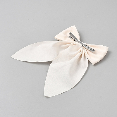 Polyester & Iron Alligator Hair Clips PHAR-WH0023-006P-B-1