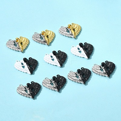 10 Sets Spray Painted Alloy Magnetic Pendants FIND-FS0004-25-1