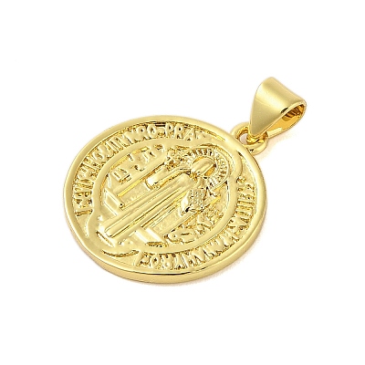 Rack Plating Brass Pendants KK-S380-34G-02-1