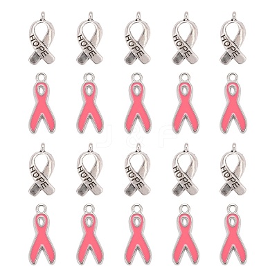 50Pcs 2 Styles Alloy Enamel Pendants ENAM-LS0001-29-1