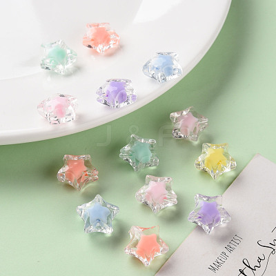 Transparent Acrylic Beads X-TACR-S152-02A-1