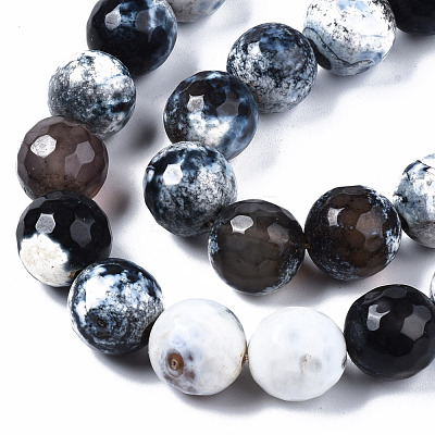 Natural Fire Crackle Agate Beads Strands G-N326-92-1