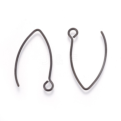 304 Stainless Steel Earring Hooks Ion Plating(IP) STAS-L216-03A-B-1