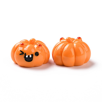 Halloween Opaque Resin Cabochons LS-RESI-D063-15A-1