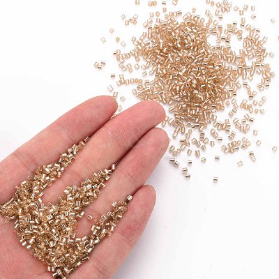 Glass Bugle Beads SEED-S032-08A-39A-1