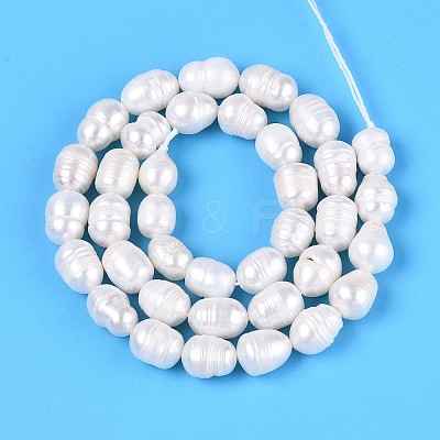 Natural Cultured Freshwater Pearl Beads Strands PEAR-T006-19C-1