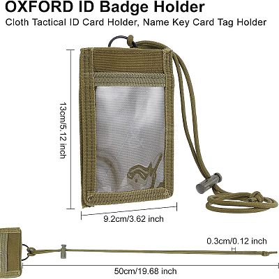 Oxford Cloth Tactical ID Card Holder FIND-WH0105-56B-1
