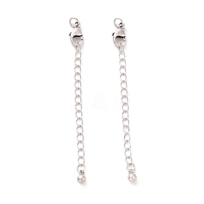 925 Sterling Silver Chain Extenders STER-D036-43AS-1