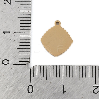 Ion Plating(IP) 304 Stainless Steel Pendant Cabochon Settings STAS-U019-49G-1