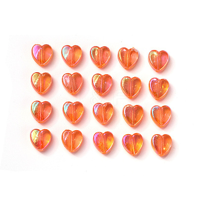 100Pcs Eco-Friendly Transparent Acrylic Beads TACR-YW0001-07C-1