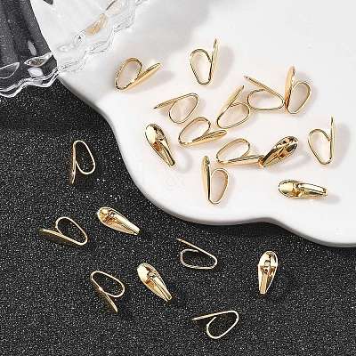 SHEGRACE Brass Snap on Bails XGRQ29327-389G-1
