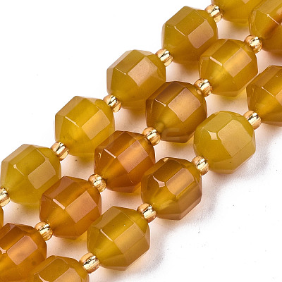 Natural Agate Beads Strands G-T131-82B-14-1
