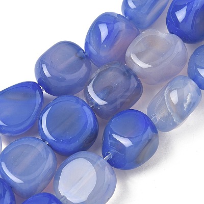 Natural Agate Beads Strands G-H295-D01-13-1