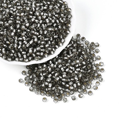 Silver Lined Glass Seed Beads SEED-T007-18A-04-1